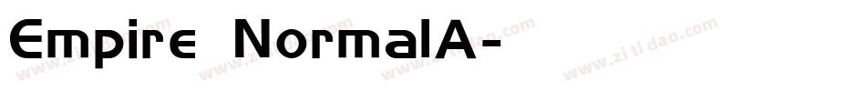 Empire NormalA字体转换